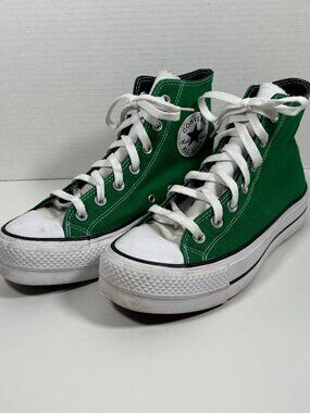 Converse All Star Chuck Taylor Green High-Top Sneakers Men's 6 Women's 8